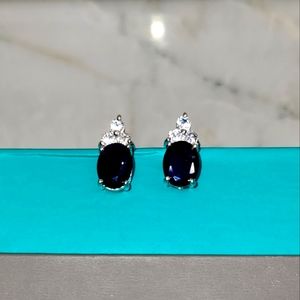 Sapphire earrings